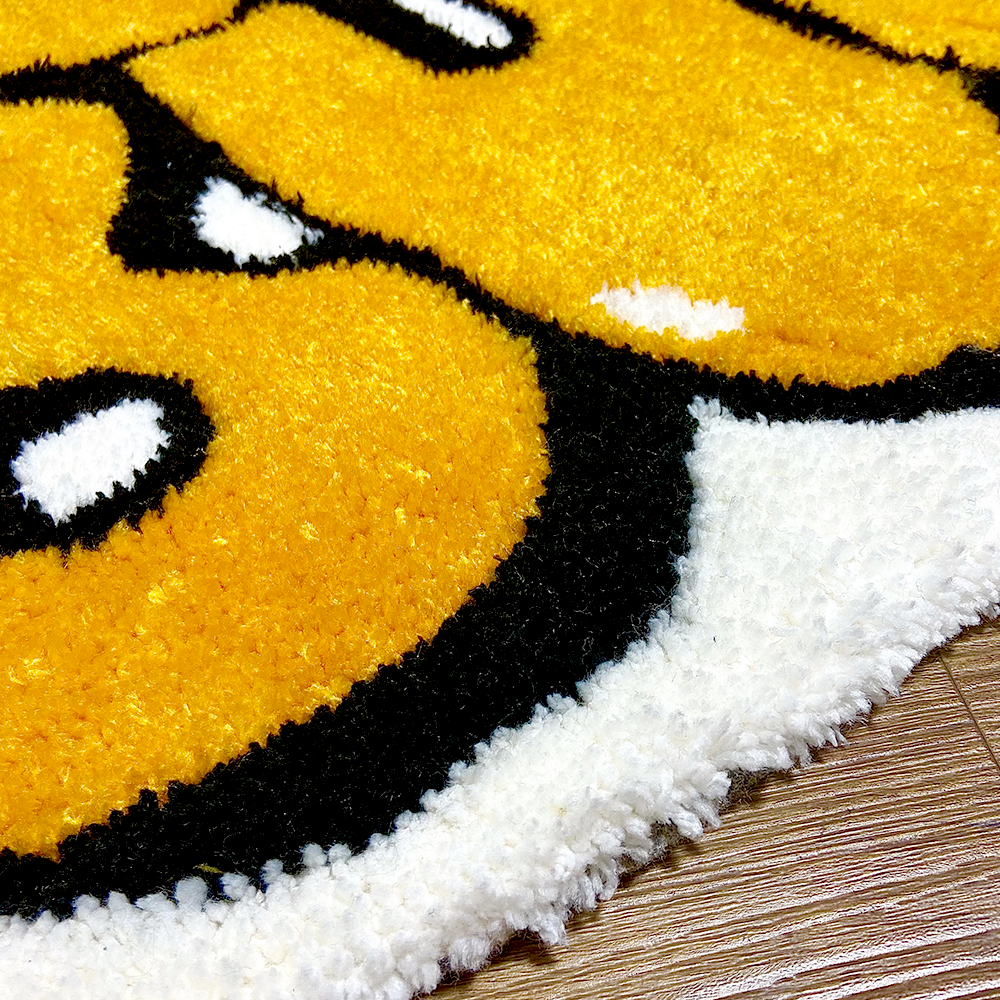 B Sign Rug Yellow ¥ellow Bucks イエローバックス Rug Yellow Area