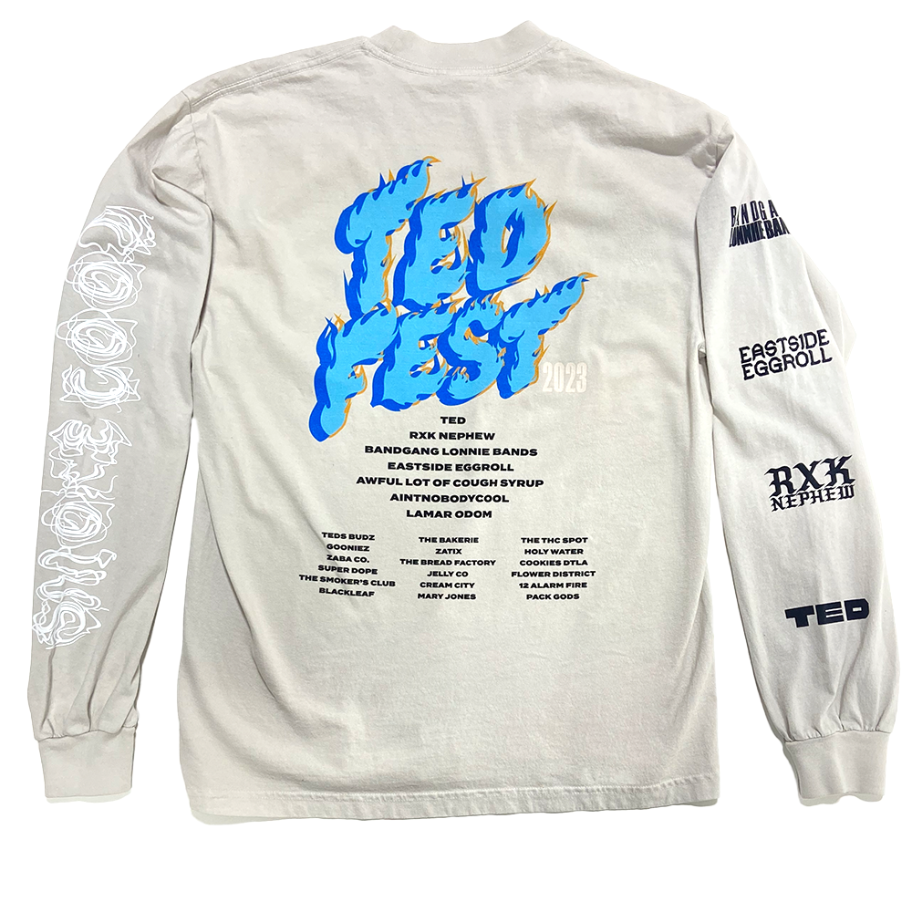 Ted Fest Long Sleeve - Cement