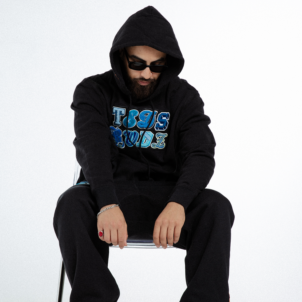 Black & Blue Hoodie