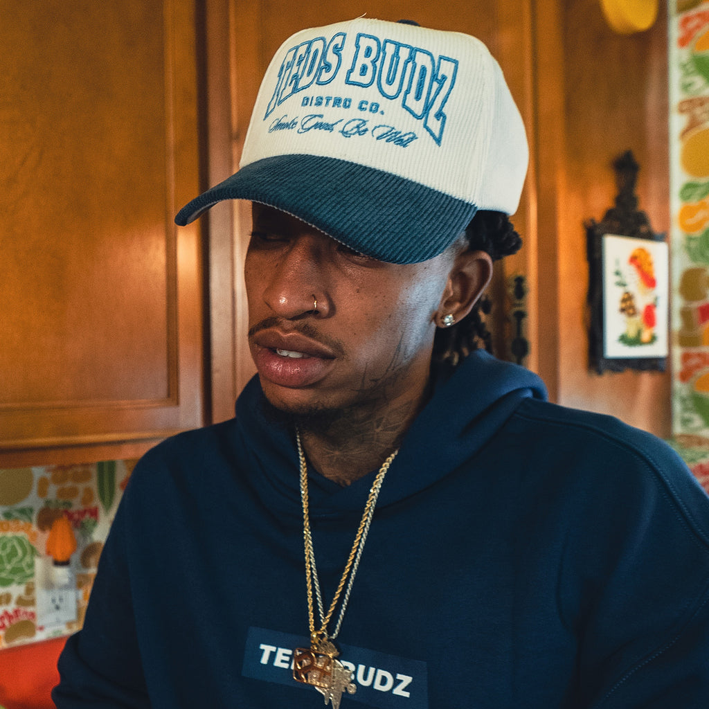 Cobalt Blue Corduroy Hat