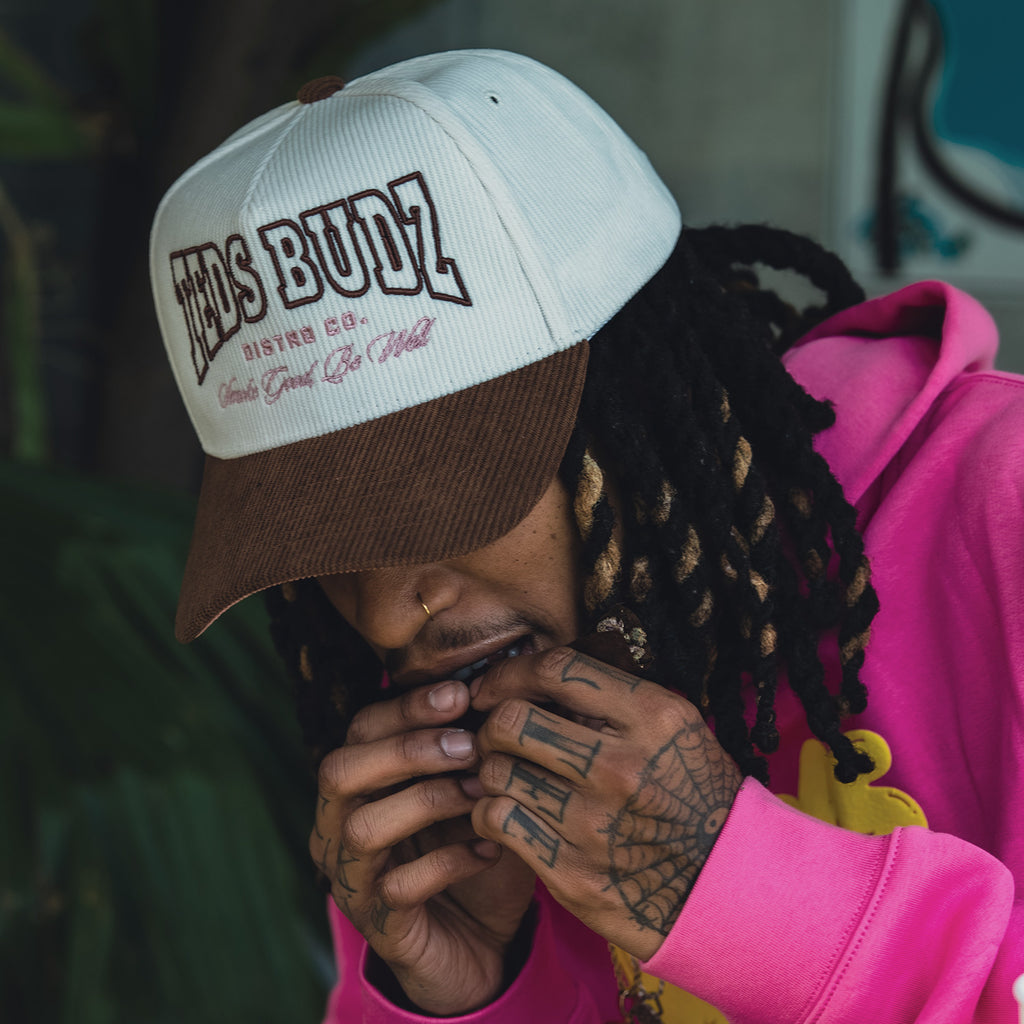 Chestnut & Rose Corduroy Hat