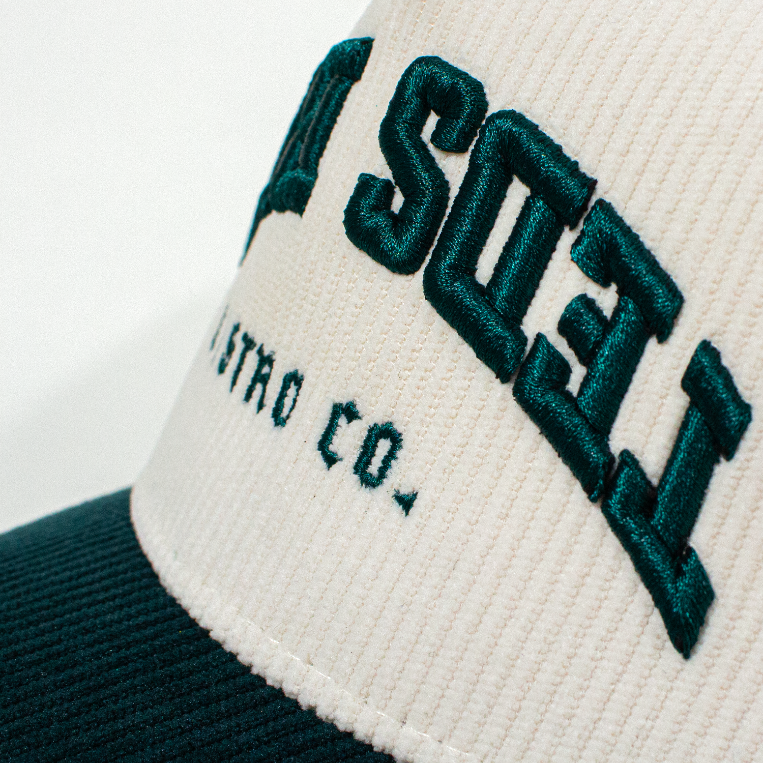 Emerald Green Corduroy Hat | Lafayette Creations