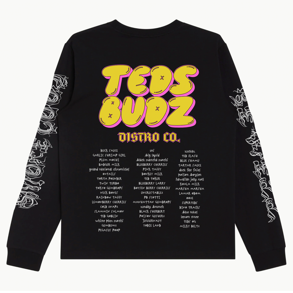 Black Long Sleeve - Yellow