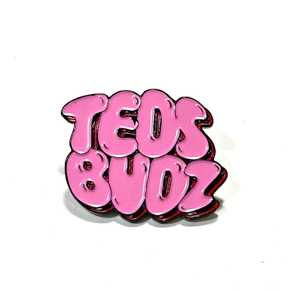 Bubble Logo Pin - Pink